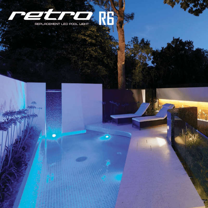 Spa Electrics RETRO R6 Universal Retro - Fit Light for 6" Niches – Vita Pool Supply