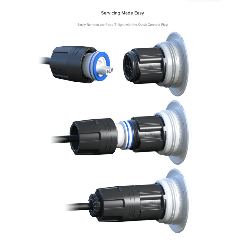 Spa Electrics RETRO T1 Universal Retro - Fit Light for 1.5" Threaded Fittings – Vita Pool Supply