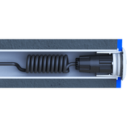 Spa Electrics T1 TITAN 1.5" Nicheless Multi - Color LED Light – 100' Cord - Concrete Pools – Vita Pool Supply