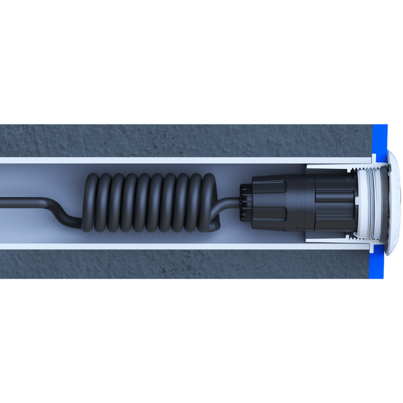 Spa Electrics T1 TITAN 1.5" Nicheless Multi - Color LED Light – 100' Cord - Concrete Pools – Vita Pool Supply