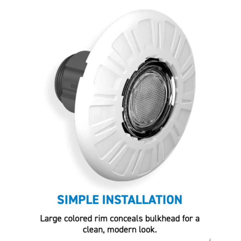 Spa Electrics T1 TITAN 1.5" Nicheless Multi - Color LED Light – 100' Cord - Vinyl & Fiberglass Pools – Vita Pool Supply