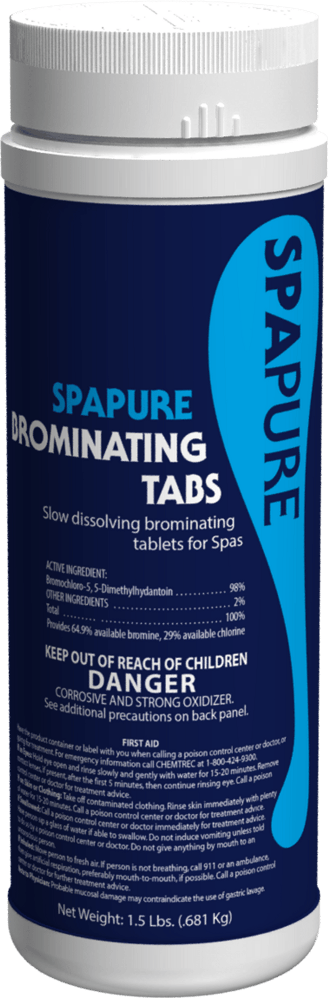 SpaPure 1.5 lb Bromine Tabs, C002510 - CS20B1 – Vita Pool Supply