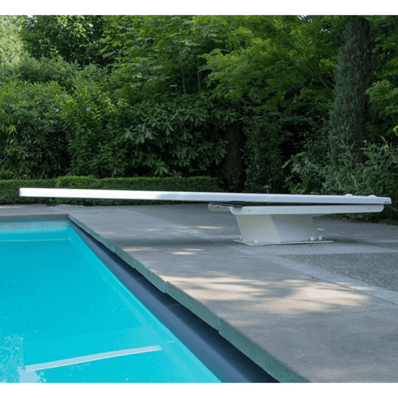 S.R. Smith 12' 3/4 Meter Steel Meter Diving Board Stand White, 70 - 209 - 512 – Vita Pool Supply