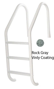 S.R. Smith 3 - Step 24" Economy Vinyl Liner Ladder 1.90 x .049 Inch - Plastic Treads - PC Rock Gray, VLLS - 103E - RG – Vita Pool Supply