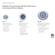 S.R. Smith 80' TREO LED Multi Color Pool Light FPAL - C - TR – Vita Pool Supply