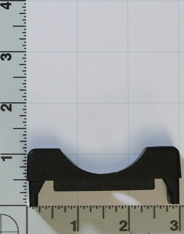 S.R. Smith Elite Ladder Vertical Tread End Cap - Black (Right or Left), 6 - 300 - R, 6 - 300 – Vita Pool Supply