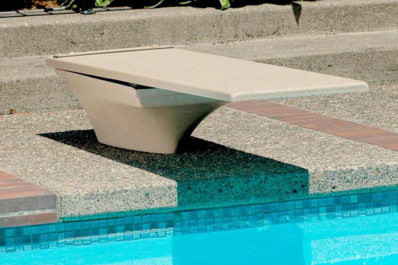 S.R. Smith Flyte - Deck II Diving Stand for 8' Board, Radiant White, 70 - 209 - 7382 – Vita Pool Supply
