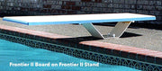 S.R. Smith Frontier II 8 Foot Residential Diving Board - White With Matching Tread, 66 - 209 - 588S2 – Vita Pool Supply