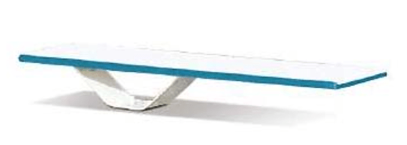 S.R. Smith Frontier II Jump Stand With 8' Frontier II Board Complete, Radiant White, 68 - 209 - 58682 6820958682 – Vita Pool Supply