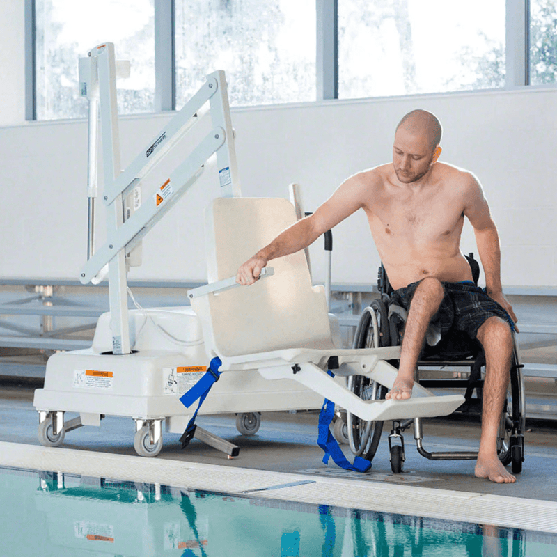 S.R. Smith 202-0000 PAL2 Portable Pool Lift - 300 lb Capacity