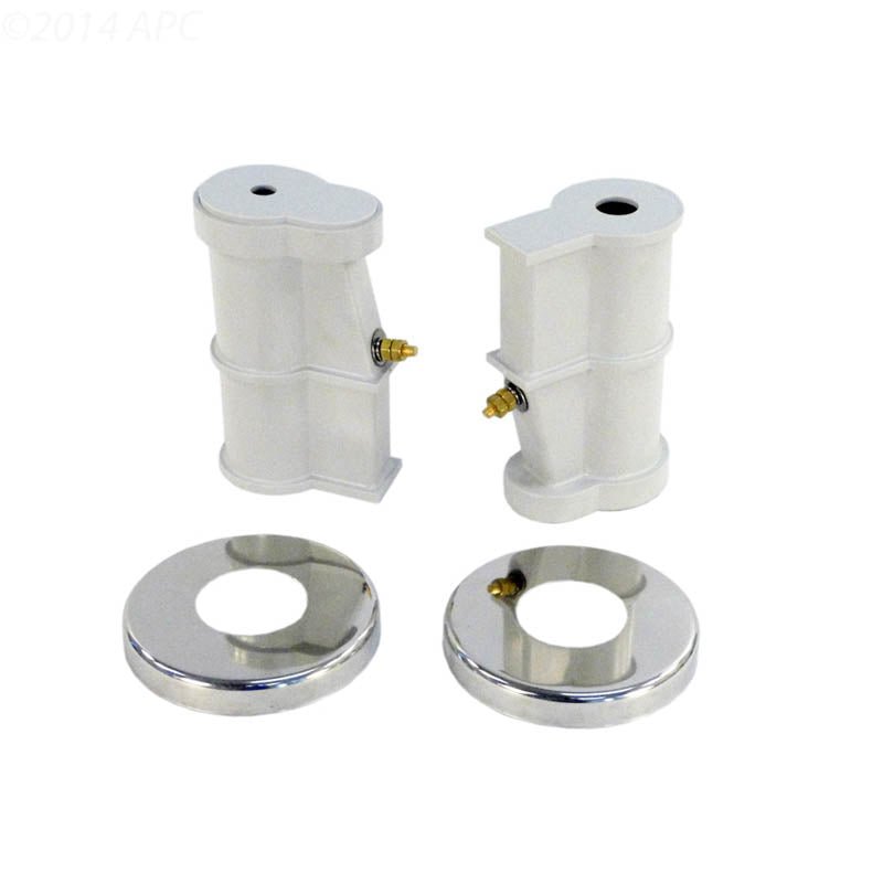 S.R. Smith Plastic Universal Anchor Set With Escutcheons, 2 - Pack, 69 - 209 - 200 – Vita Pool Supply