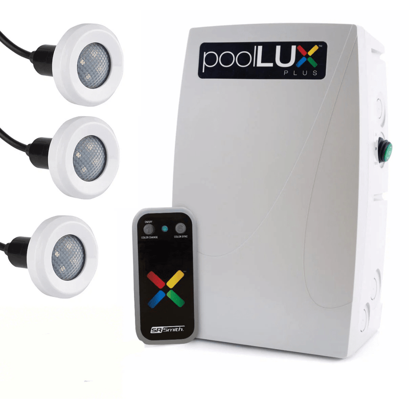 S.R. Smith poolLUX Plus Kit with 3 Treo LED Lights & Remote Control (3TR - PLX - PL60) – Vita Pool Supply