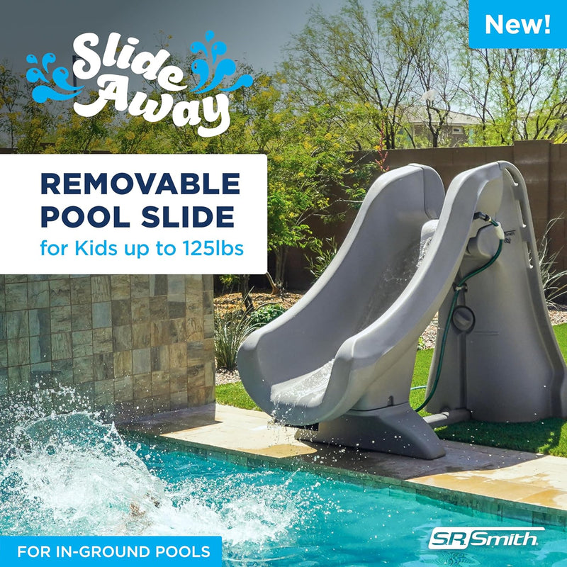 S.R. Smith SlideAway 5' Removable Pool Slide, Beige Taupe, 660 - 209 - 5810 – Vita Pool Supply