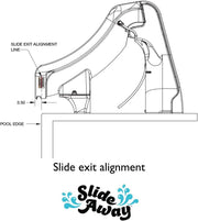 S.R. Smith SlideAway 5' Removable Pool Slide, Gray, 660 - 209 - 5820 – Vita Pool Supply