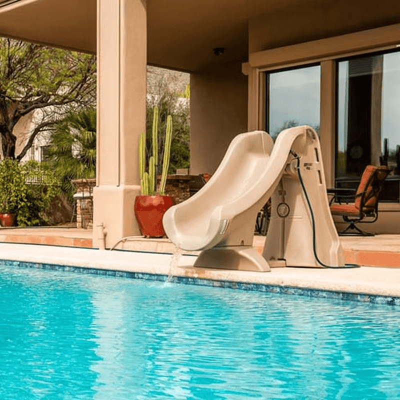 S.R. Smith SlideAway Removable Pool Slide, Beige Taupe, 660 - 209 - 5810 – Vita Pool Supply