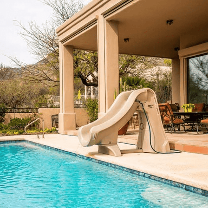 S.R. Smith SlideAway Removable Pool Slide, Beige Taupe, 660 - 209 - 5810 – Vita Pool Supply