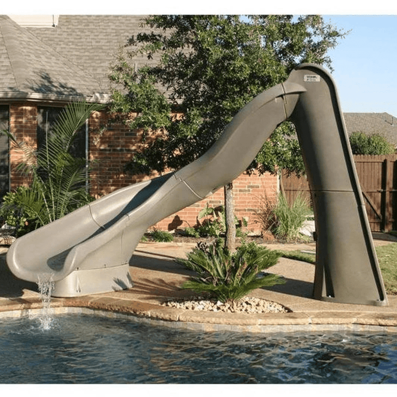 S.R. Smith Turbo Twister Slide, Sandstone, Left Turn, 688 - 209 - 58223 – Vita Pool Supply