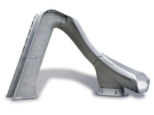 S.R. Smith Typhoon Pool Slide, 7'4" H, Gray Granite, Right Turn, 670 - 209 - 58124 – Vita Pool Supply