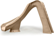 S.R. Smith Typhoon Pool Slide, 7'4" H, Sandstone, Left Turn, 670 - 209 - 58223 – Vita Pool Supply