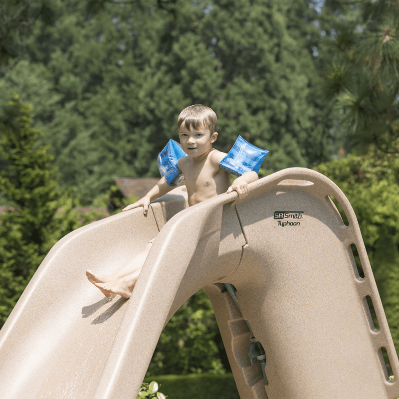 S.R. Smith Typhoon Slide, Sandstone, Left Turn, 670 - 209 - 58223 – Vita Pool Supply