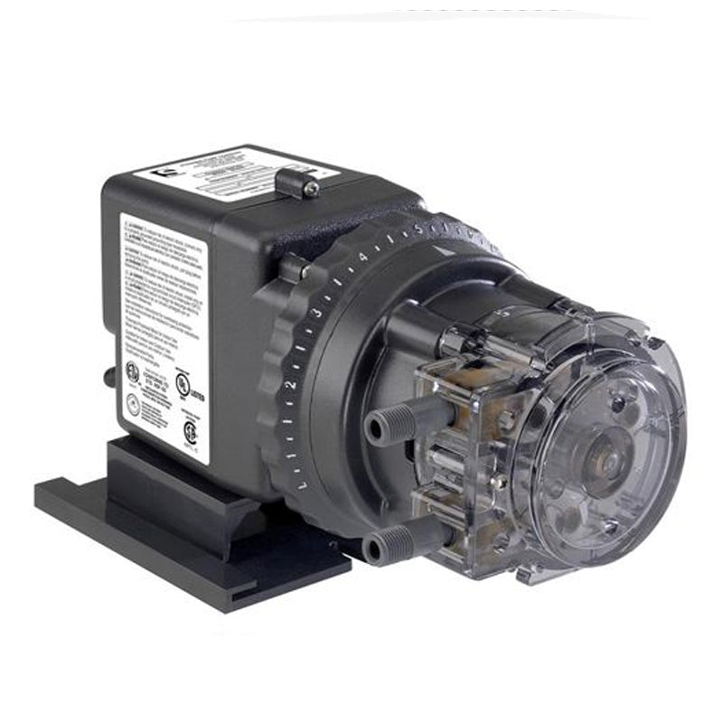 Stenner 45MJL2A1STAA Classic 45 Series Single Head Adjustable Output Pump 10GPD 1/4" Tubing 120V 25PSI 60Hz