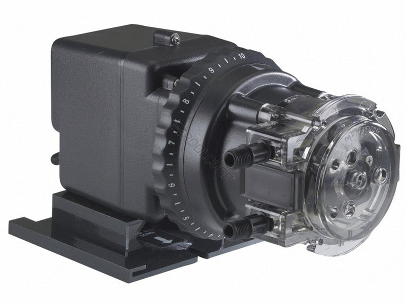 Stenner 45MJL2A1STAA Classic 45 Series Single Head Adjustable Output Pump 10GPD 1/4" Tubing 120V 25PSI 60Hz