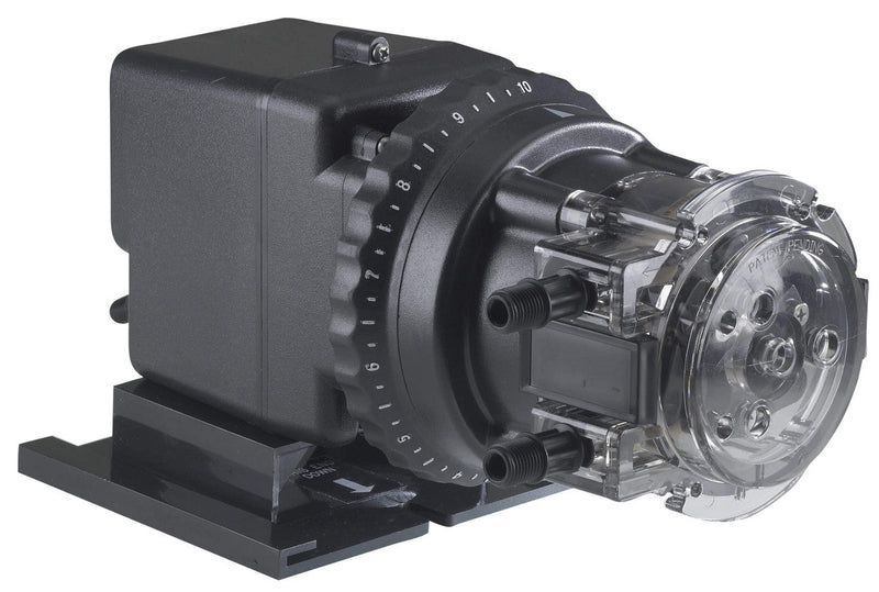 Stenner 45MJL2A3STAA Classic 45 Series Single Head Adjustable Output Pump 10GPD 3/8" Tubing 120V 25PSI 60Hz