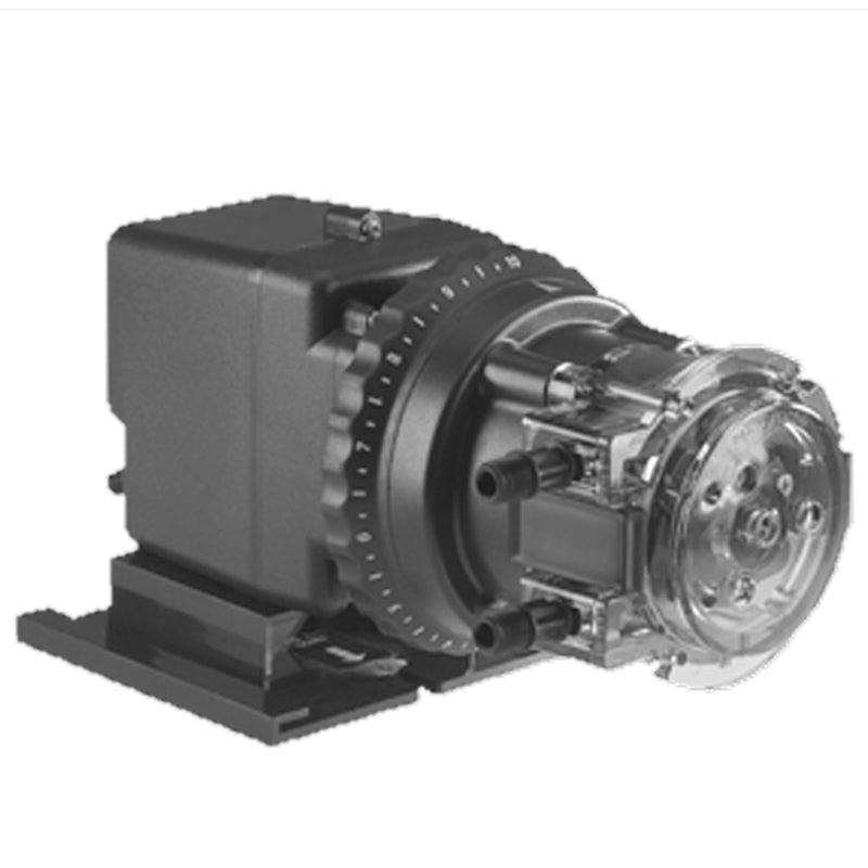 Stenner 45MJL5A1STAA Classic 45 Series Single Head Adjustable Output Pump 50GPD 1/4" Tubing 120V 25PSI 60Hz