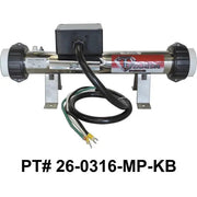 Sundance/Jacuzzi Titanium 5.5kW Flow Thru Heater Assembly 26 - 0316 - MP - KB – Vita Pool Supply