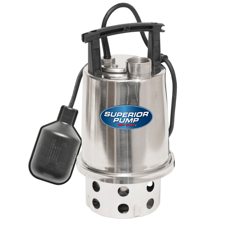 Superior Pump .5 HP Main Drain Utility Pump w/ Auto Shut Off Switch 92875 – Vita Pool Supply
