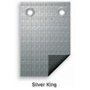 Swimline Silver King Solid Silver Winter Cover, Oval, 3' Overlap – 15 - Year Warranty – Vita Pool Supply