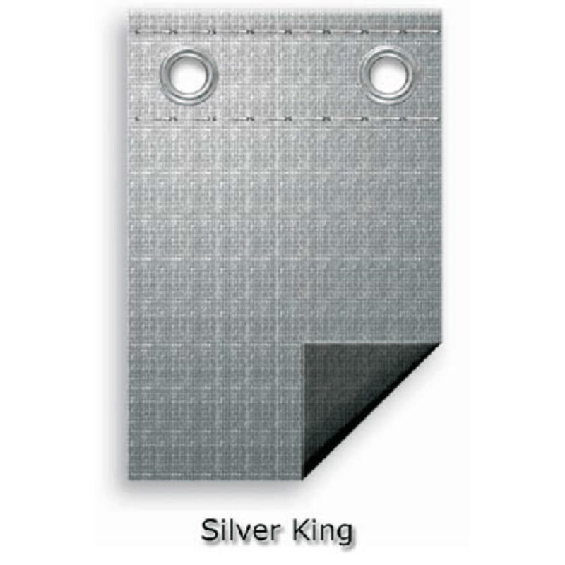 Swimline Silver King Solid Silver Winter Cover, Oval, 3' Overlap – 15 - Year Warranty – Vita Pool Supply