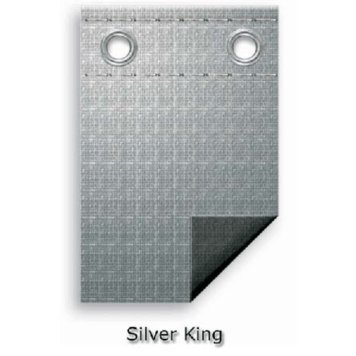Swimline Silver King Solid Silver Winter Cover, Oval, 3' Overlap – 15 - Year Warranty – Vita Pool Supply