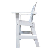 Tailwind LG505 White Plastic Lifeguard Chair, 30" Seat Height, 33" Length – Vita Pool Supply