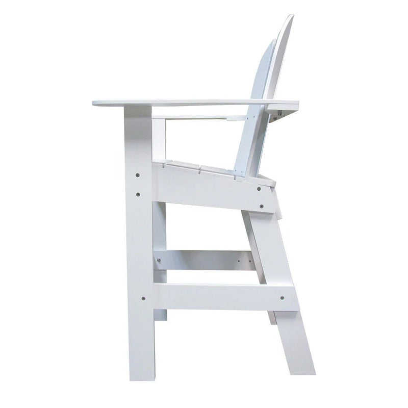 Tailwind LG505 White Plastic Lifeguard Chair, 30" Seat Height, 33" Length – Vita Pool Supply