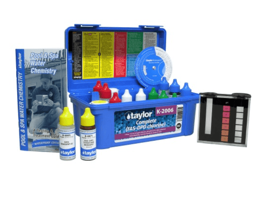 Taylor K - 2006 - 6 Complete Kit Chlorine, pH, Alkalinity, Hardness, CYA FAS - DPD–High Range – Vita Pool Supply