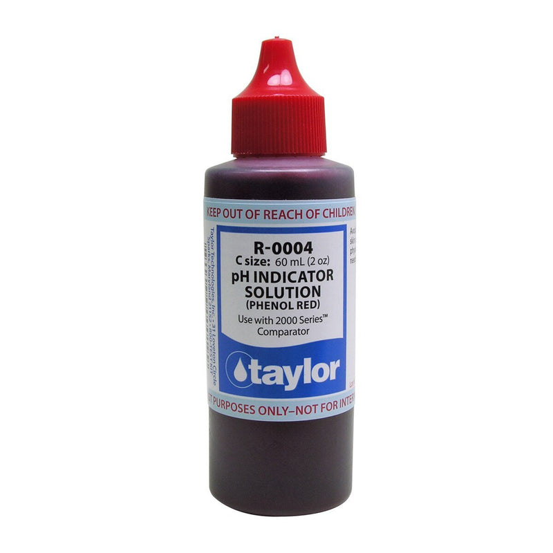 Taylor R - 0004 - C - 12 pH Indicator Solution Phenol Red 2 oz (60 mL) for 2000 Series – Vita Pool Supply