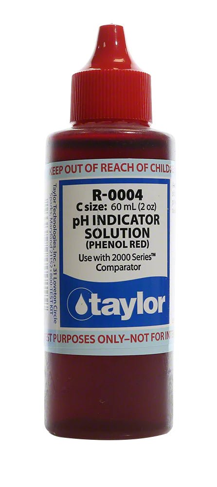 Taylor R - 0004 - C pH Indicator 4, 2 oz (60 mL) Dropper Bottle – Vita Pool Supply