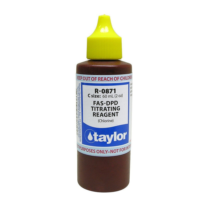 Taylor R - 0871 - C - 12 2 oz FAS - DPD Titrating Reagent for Chlorine Dropper Bottle – Vita Pool Supply
