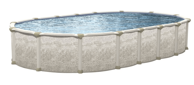 Trendium Oval Magnus Above Ground Pool Kit, 54" Wall Height, 7" Resin Top Rails, Salt - Friendly – Vita Pool Supply