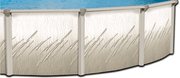 Trendium Pretium Esprit Oval Above Ground Pool Kit, 52" Wall Height, 6" Steel Top Rails – Vita Pool Supply
