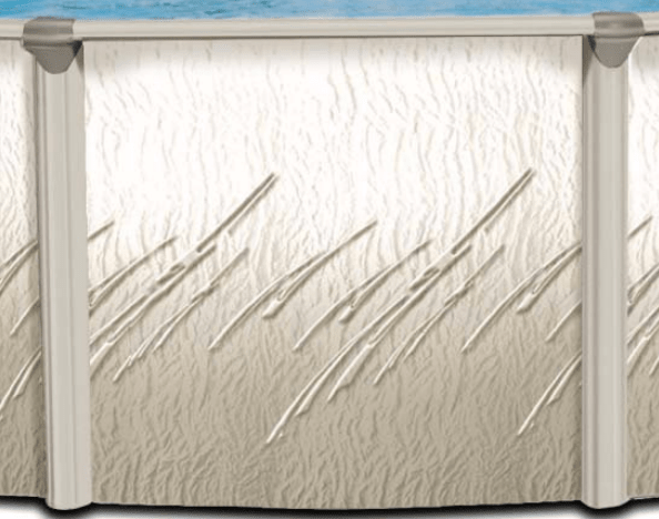 Trendium Pretium Esprit Oval Above Ground Pool Kit, 52" Wall Height, 6" Steel Top Rails – Vita Pool Supply