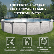 Trendium 33' Round Magnus Above Ground Pool Kit, 54" Height – Vita Pool Supply