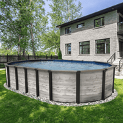 Trevi Costa Hollywood 52" Oval Steel Pool Kit with Skimmer - 6" Rails – Vita Pool Supply