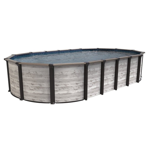 Trevi Costa Hollywood 52" Oval Steel Pool Kit with Skimmer - 6" Rails – Vita Pool Supply