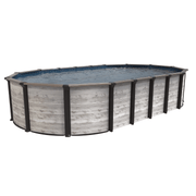 Trevi Costa Hollywood 52" Oval Steel Pool Kit with Skimmer - 6" Rails – Vita Pool Supply