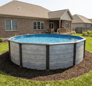 Trevi Costa Hollywood Steel Round Above Ground Pool Package, 52" Wall Height – Vita Pool Supply