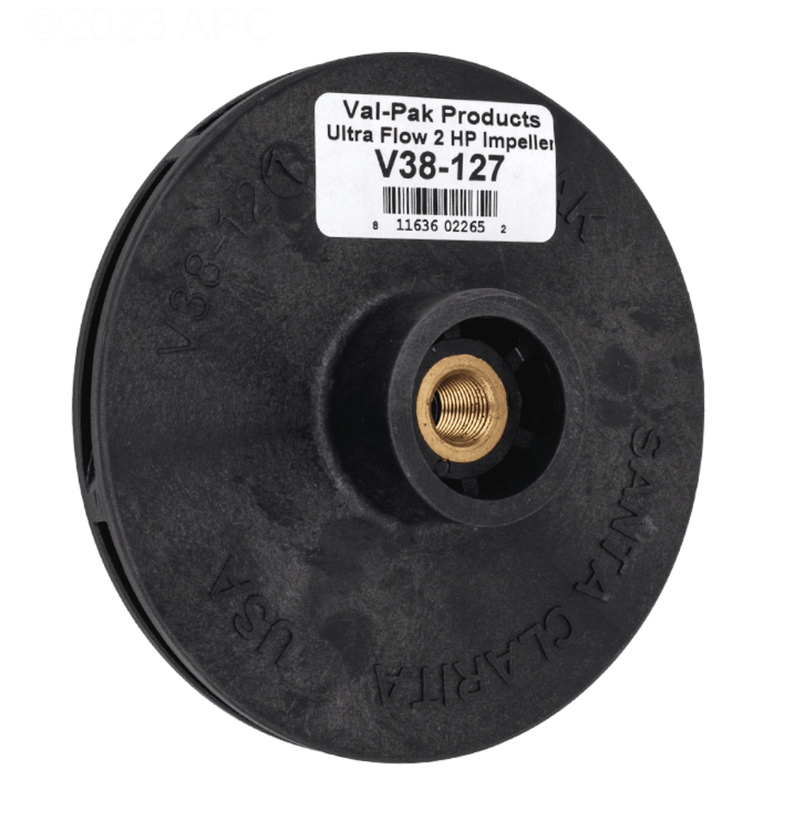 Val - Pak V38 - 127 Impeller for Ultra Flow 2 HP Pumps – Vita Pool Supply