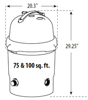 Waterway 100 Sq Ft Cartridge Filter System with 2 HP Pump, 520 - 5147 - 3S – Vita Pool Supply