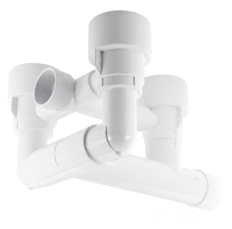 Waterway 210 - 3520G 7" Gunite 3 Jet Poly Seat Kit AquaShapes® Jet Manifolds Systems with Internals – Vita Pool Supply